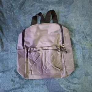 DSW Quilted Backpack -Gray and Black